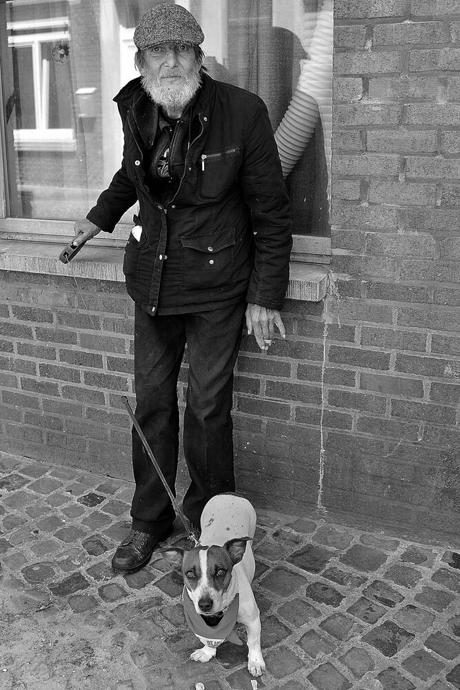 People of the quarter Longdoz in the city Li&egrave;ge(Belgium).