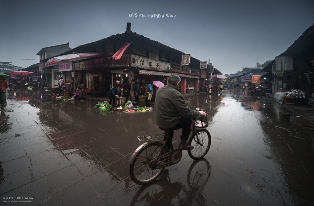 A new field in the rain 雨中新场