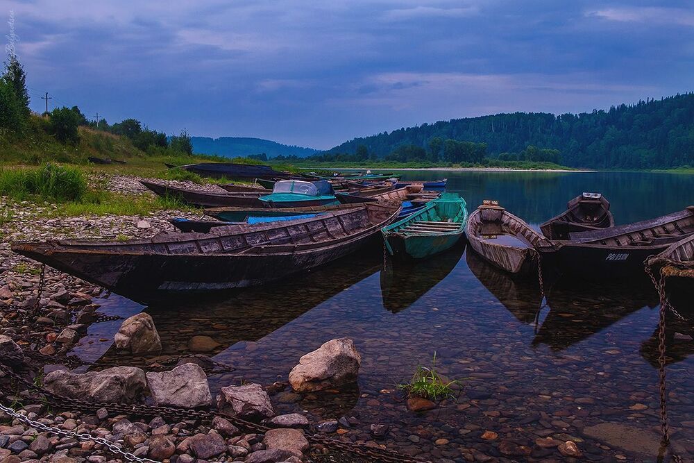 Вечер на реке Мрас-Су