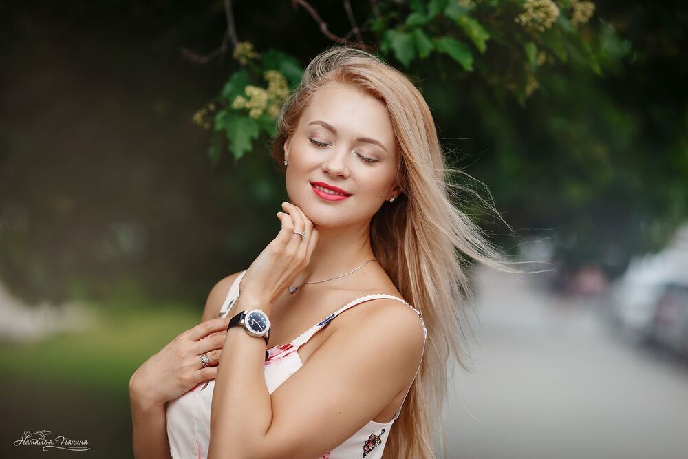 Блики солнца в волосах