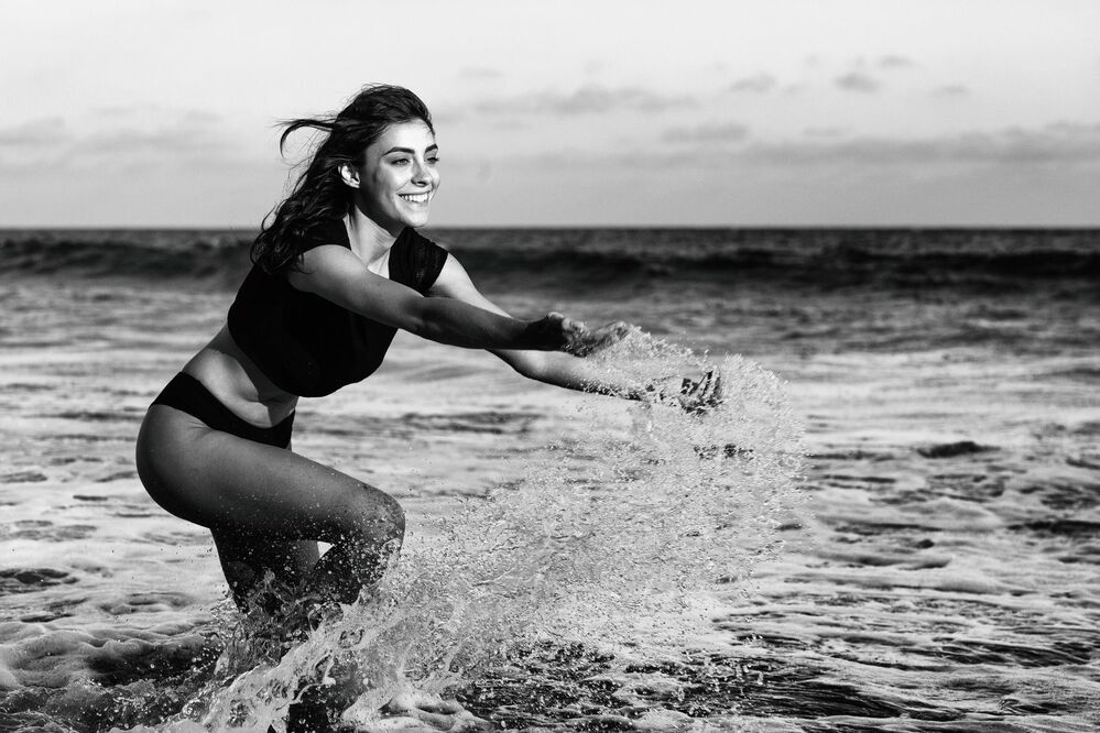 Ocean, rocks, spray, and mood. #2
