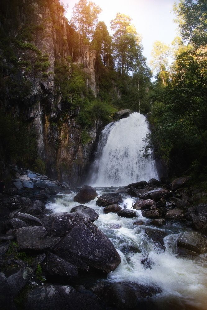 Водопад Корбу. Алтай