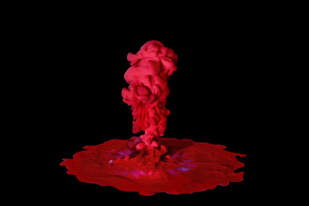 Абстрактные воды / Paint in water