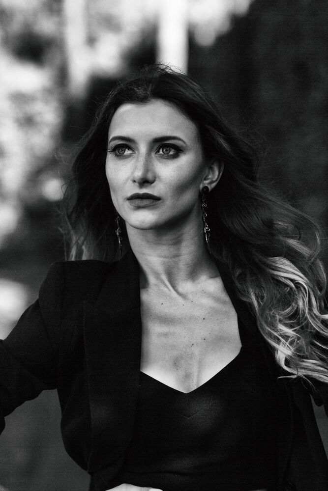She is a sharp, confident, strong woman.