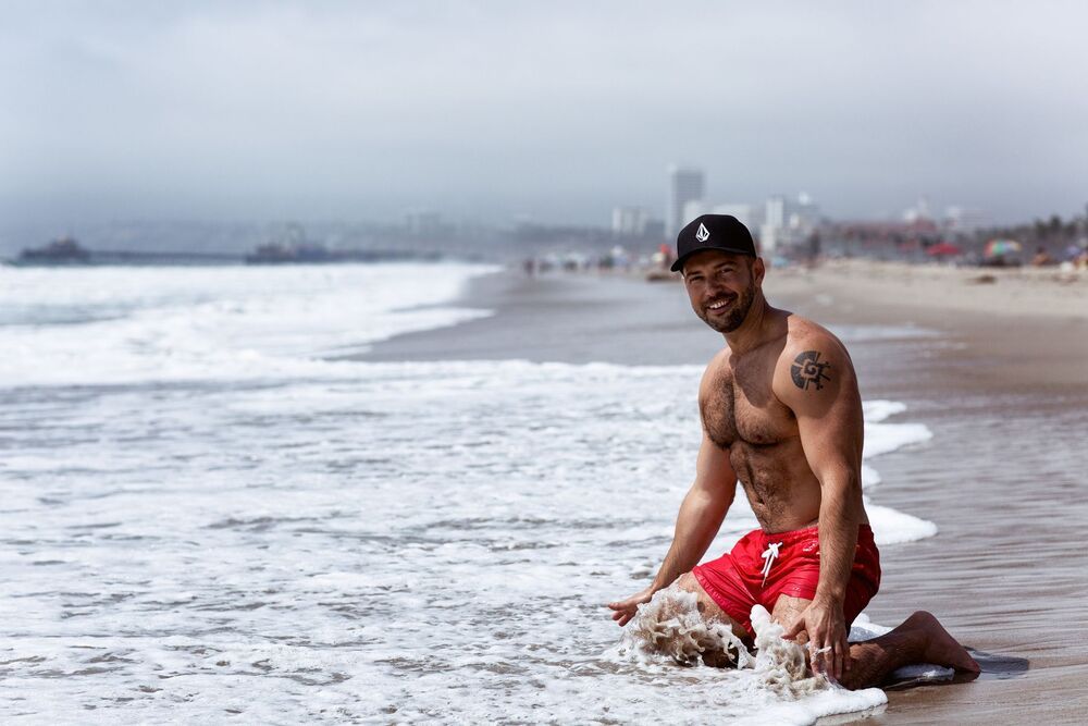 Swimming trunks: @aussiebum_team @diesel
