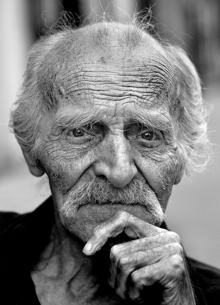 Portraits of people of the city Tournai(Belgium).