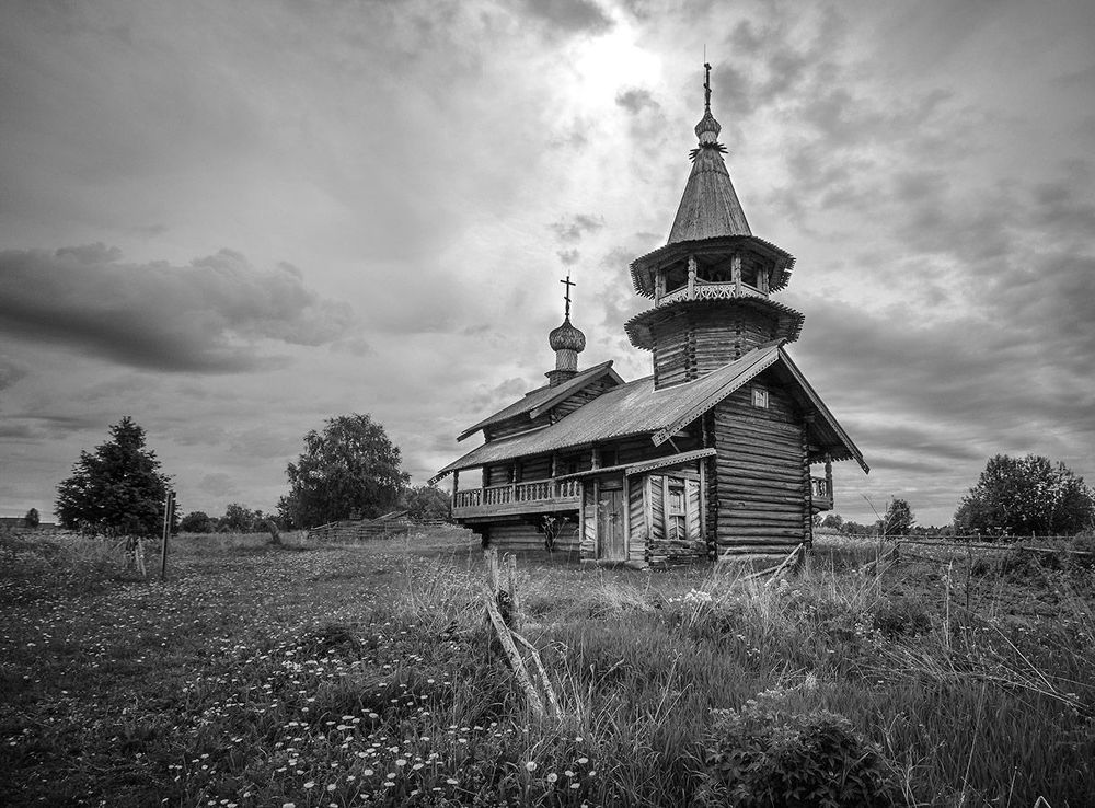 Кижское ожерелье. Часовня Петра и Павла. Деревня Насоновщина