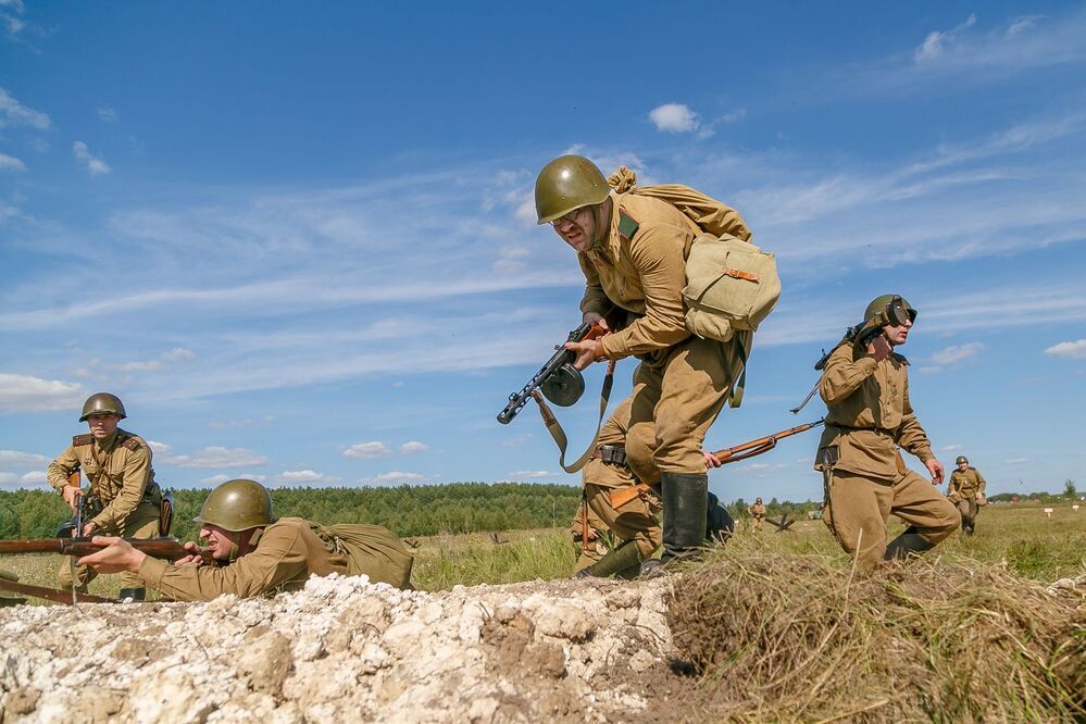 Освобожение Жиздры 1943- 2018. Реконструкция