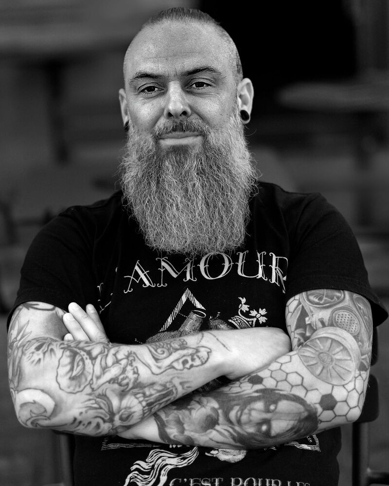 Portraits of homeless.