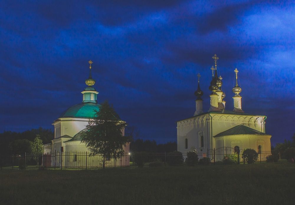 вечерний город Суздаль