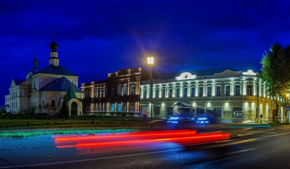 вечерний город Суздаль