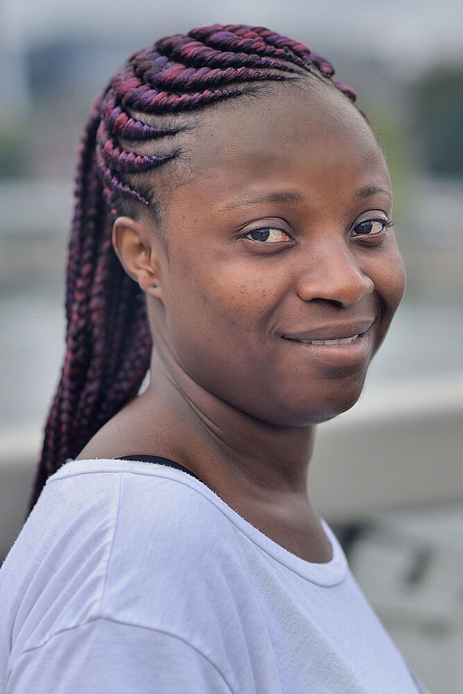 Portraits of African womens in the city of Li&egrave;ge.