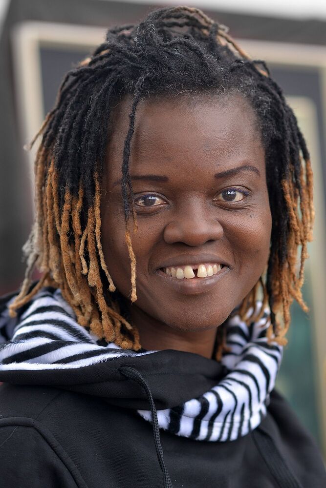 Portraits of African womens in the city of Li&egrave;ge.