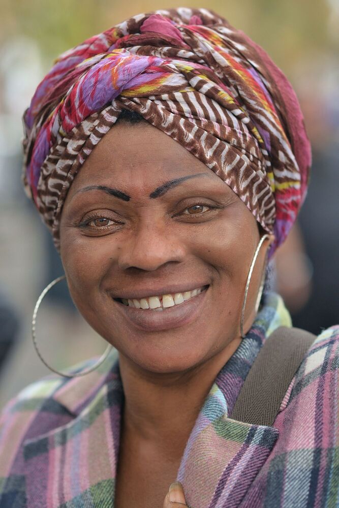 Portraits of African womens in the city of Li&egrave;ge.