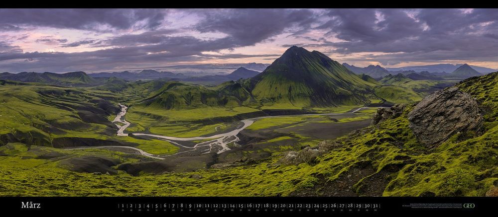 Mt. St&oacute;ras&uacute;la near &Aacute;lftavatn, Laugavegur, Iceland. July 2010.