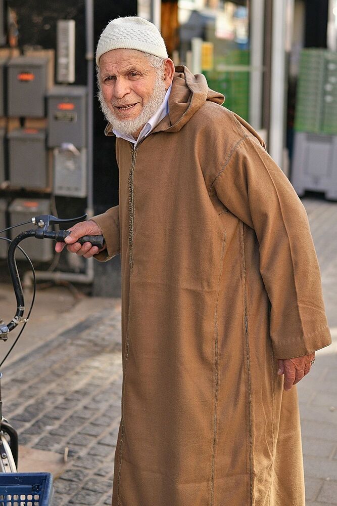 Portraits of the multicultural quarter The Seefhoek in the city of Antwerp(Belgium).