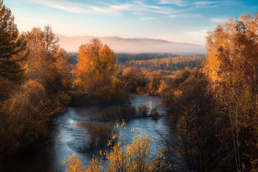 Золотая осень на Кручине