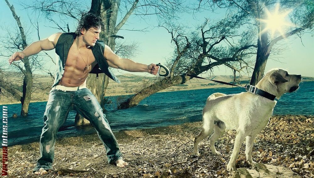 Rati Tsiteladze- With dog