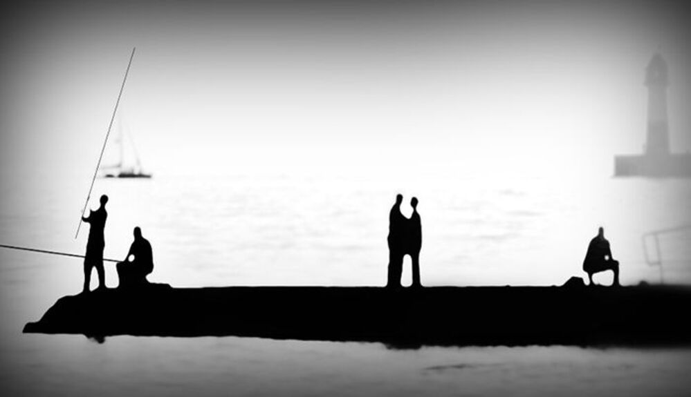 The silhouettes