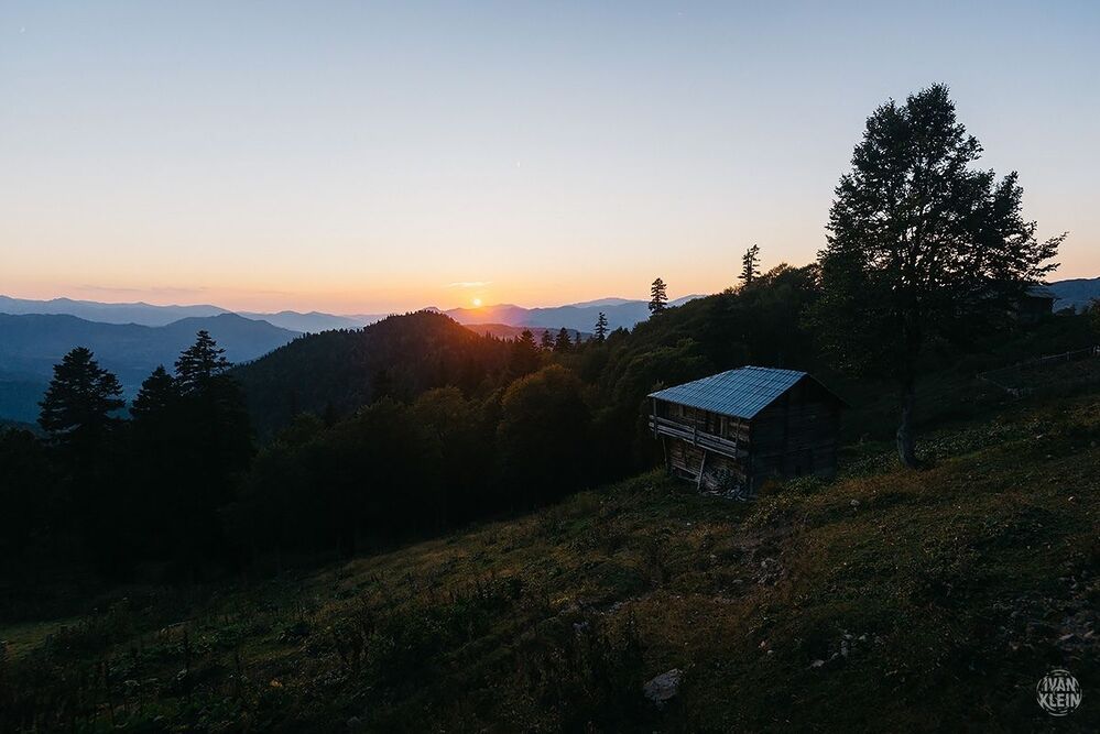 Закат на перевале