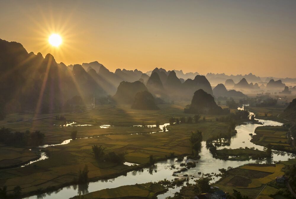 Sunrise in Vietnam