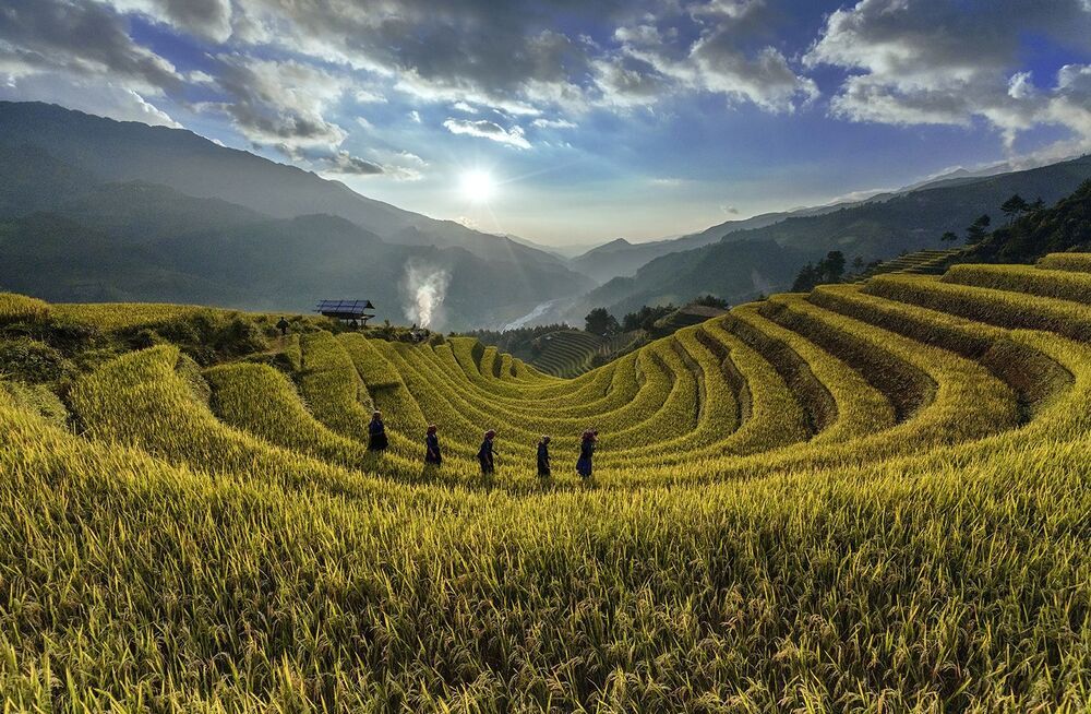 Sunrise in Vietnam
