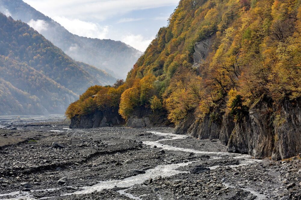 Осень Кавказ Азербайджан