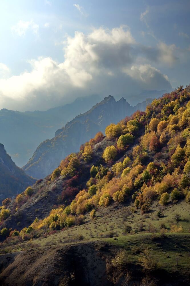 Осень Кавказ Азербайджан