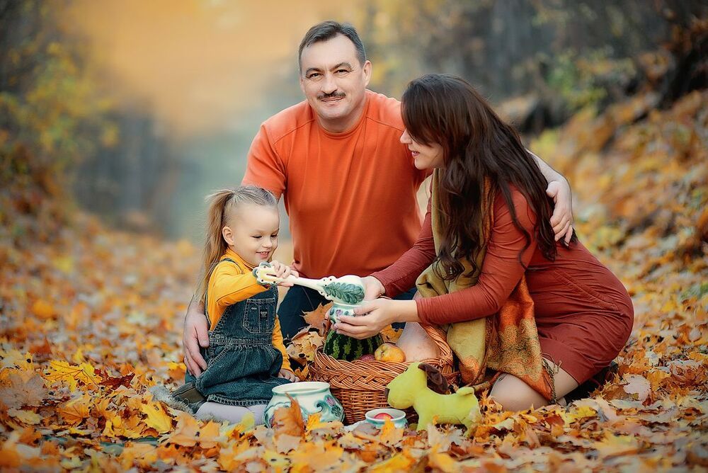 семейная прогулка