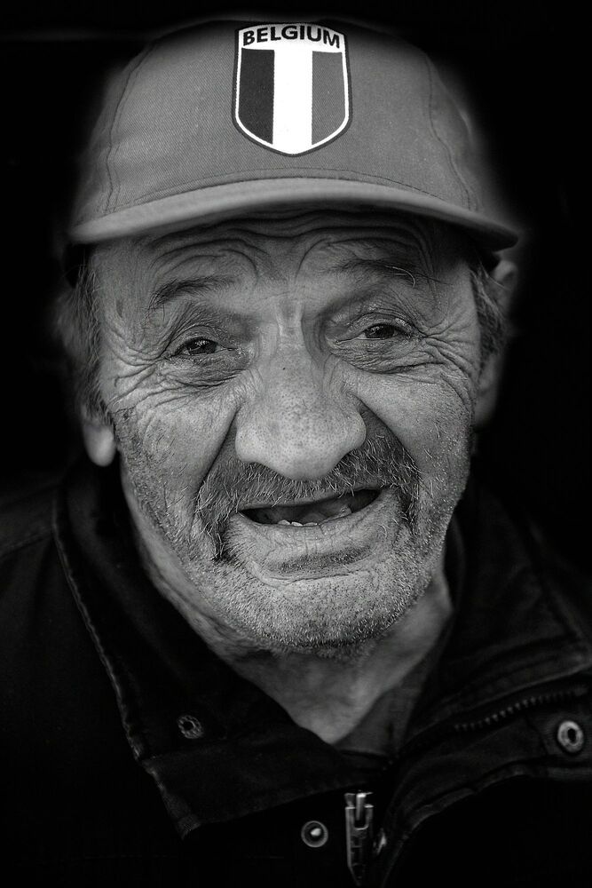 Portraits of people from Ostende(Belgium).