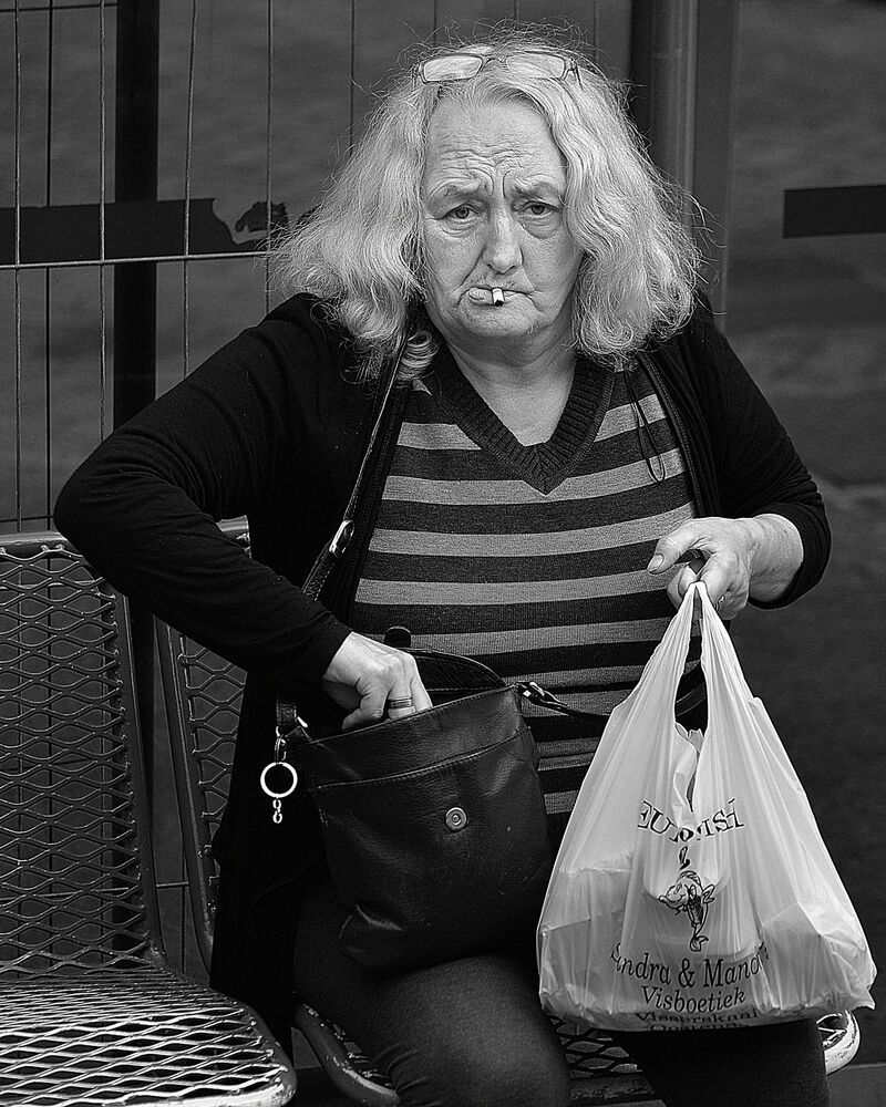 Portraits of people from Ostende(Belgium).