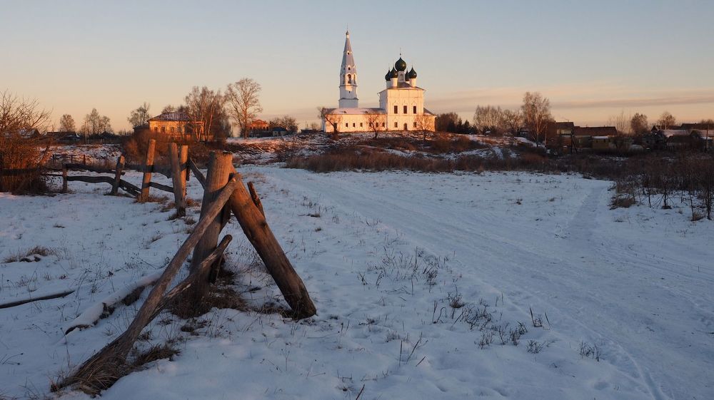 Село Осенево, день первый зимы.