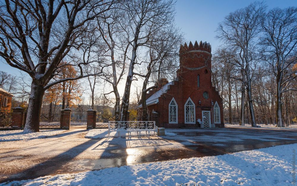 Первый снег в Екатериненском парке, ноябрь 2018