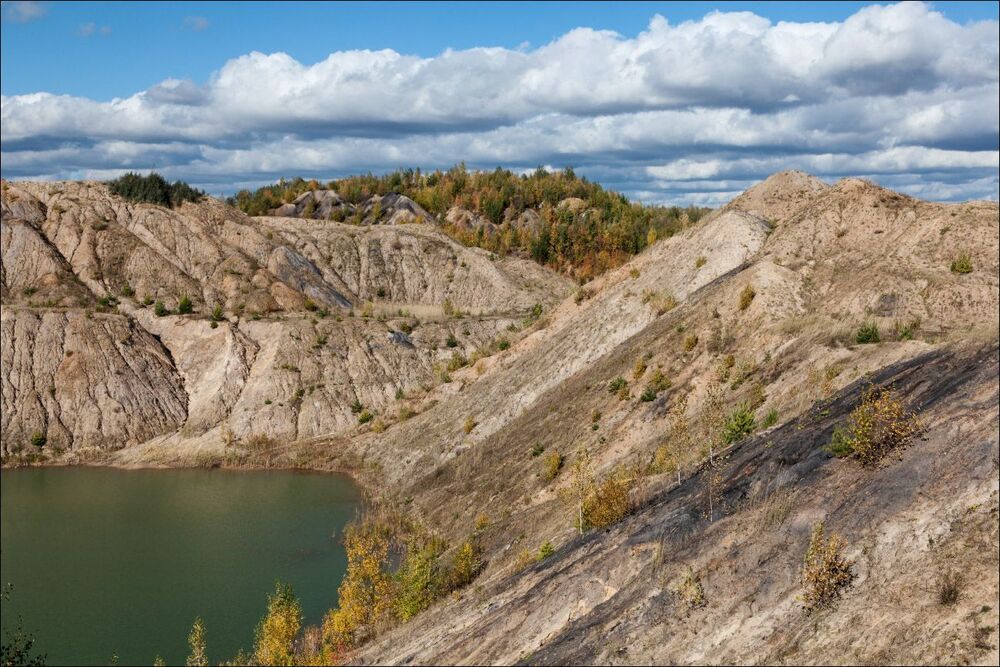 Осень на песчанных карьерах