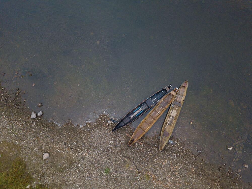 Лодки на Вишере