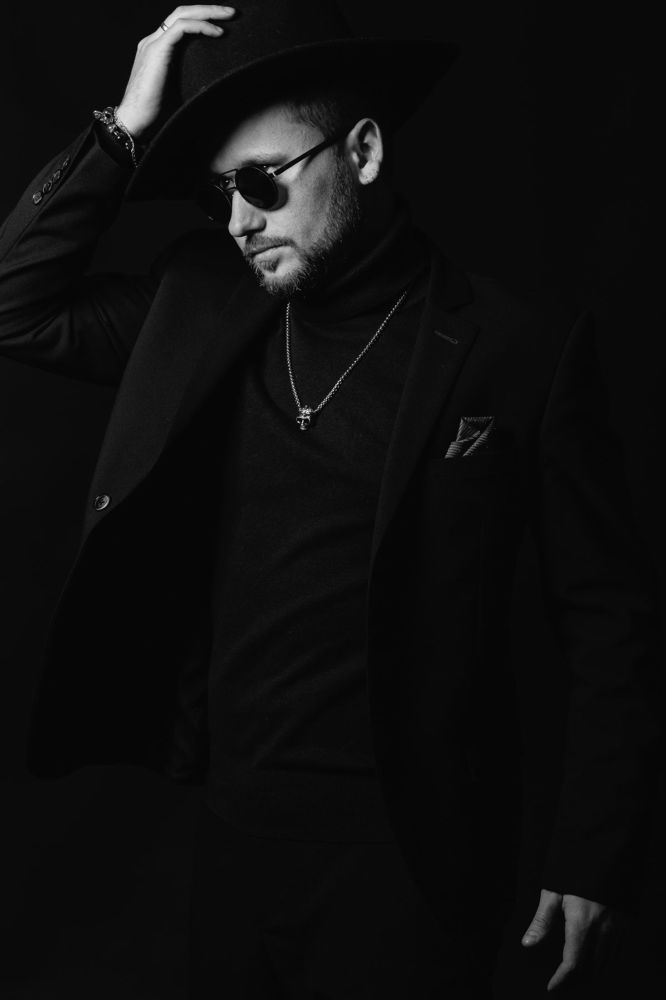 The man in black