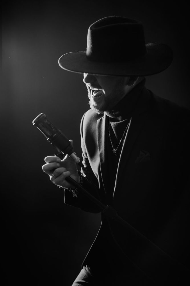 The man in black
