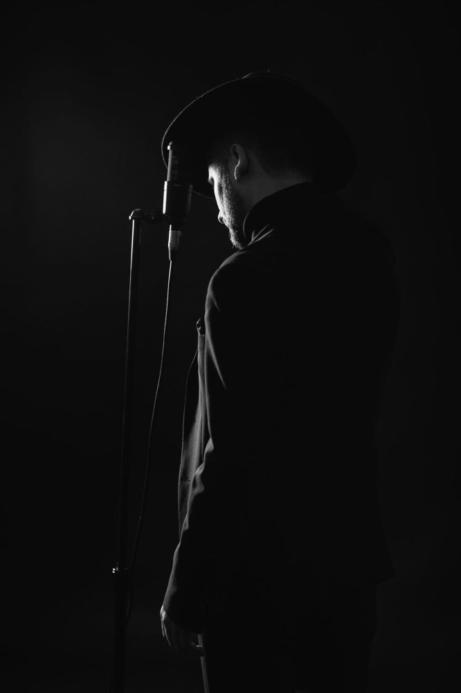The man in black