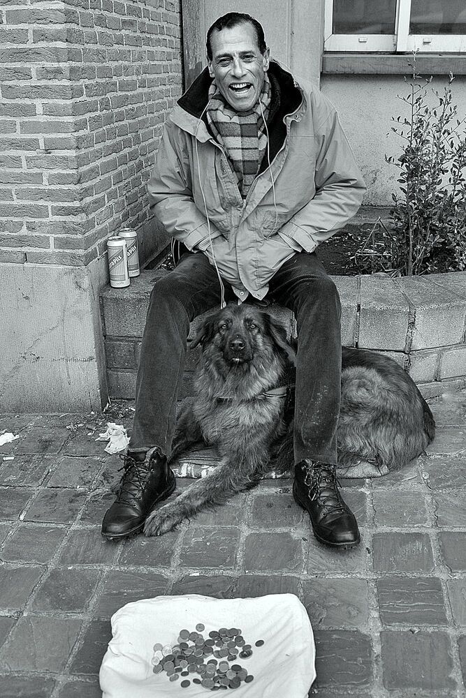 In the streets of Brussels.