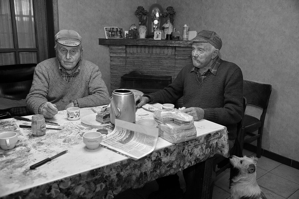 Belgian old peasant family.