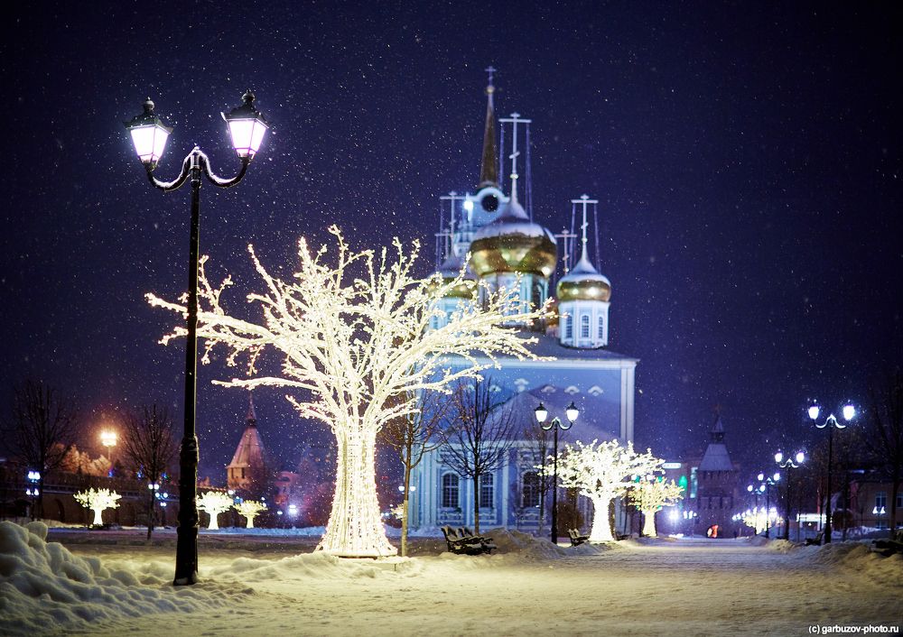 Тульский Кремль в снегопаде