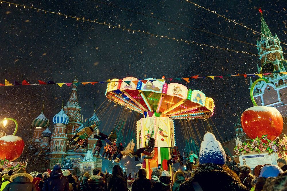 Москва новогодняя