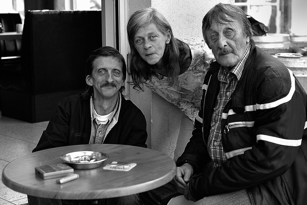 In the pubs of Charleroi(Belgium).