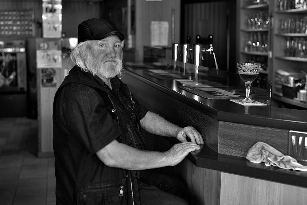 In the pubs of Charleroi(Belgium).
