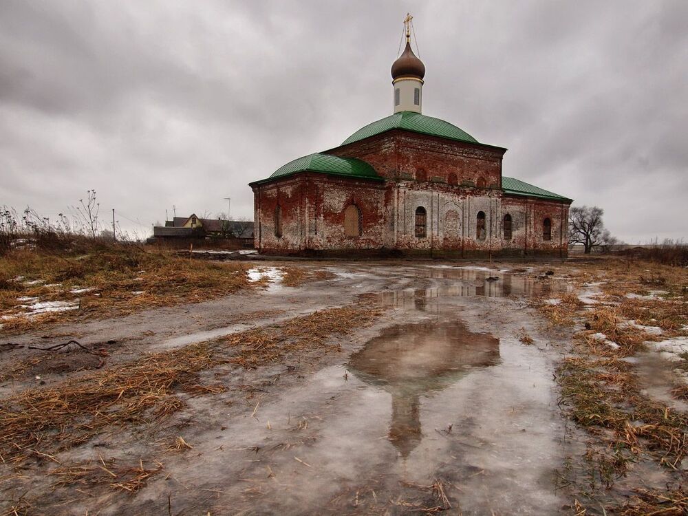 Церковь Покрова Пресвятой Богородицы. Ивановская область, Гаврилово-Посадский район, с. Давыдовское Малое.