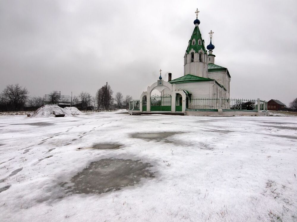 Церковь Иоанна Богослова . Ивановская обл., Тейковский р-он с. Стебачёво