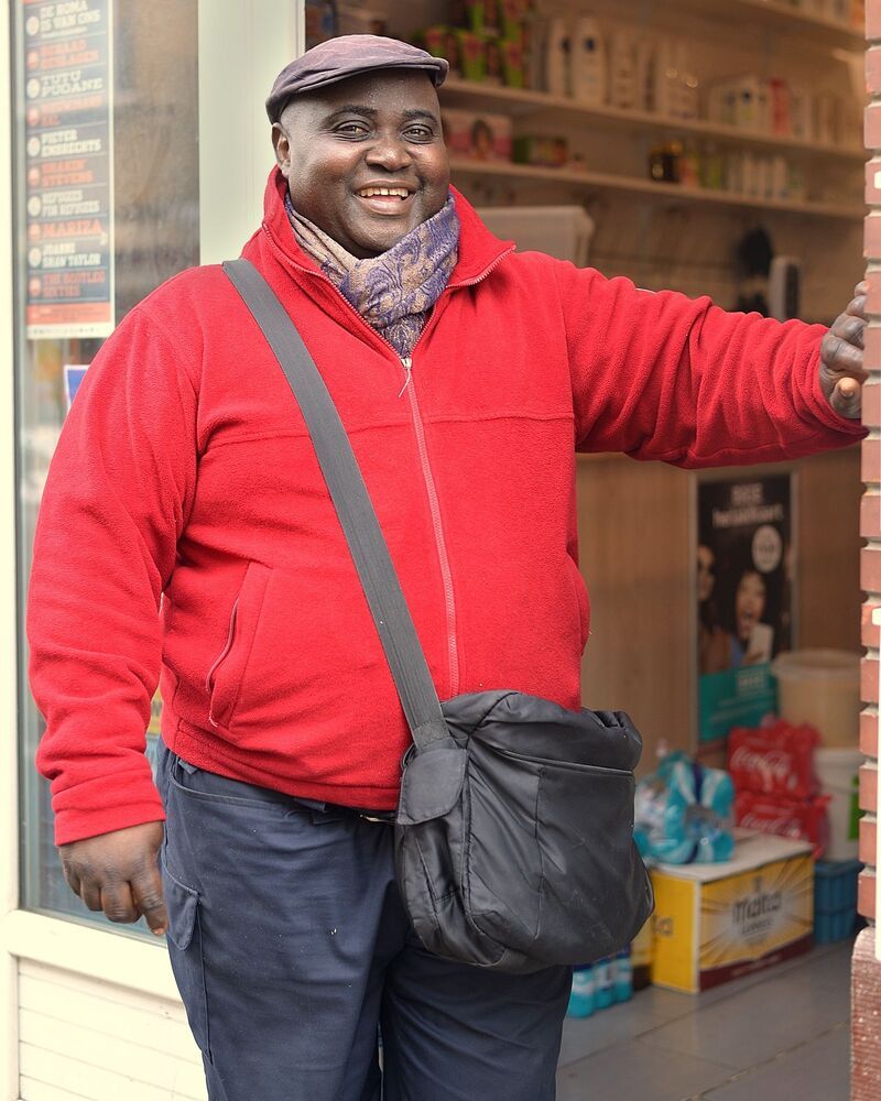People from the African neigbourhood in Antwerp(Belgium)