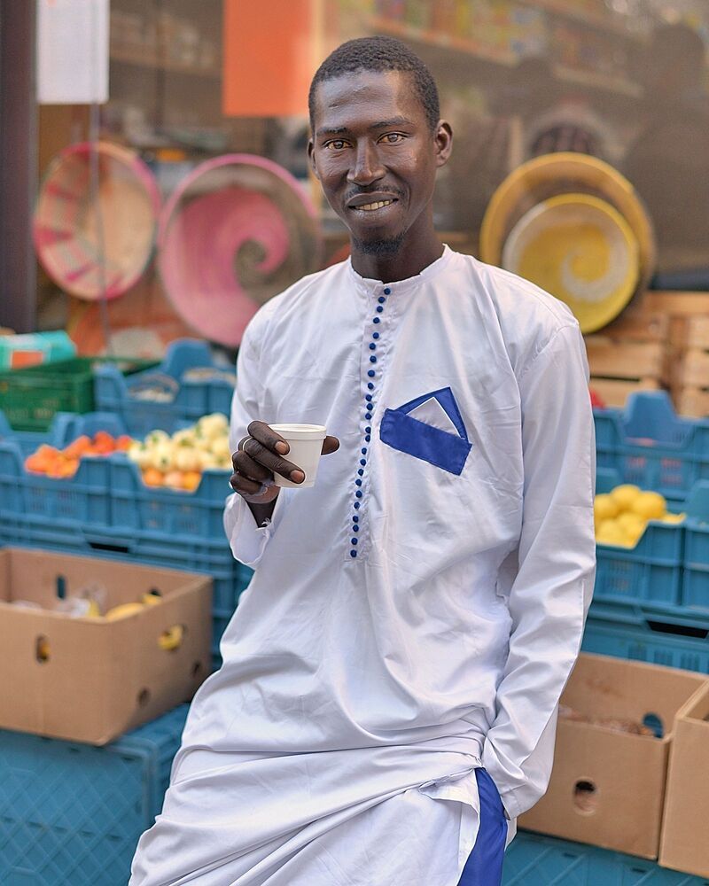 People from the African neigbourhood in Antwerp(Belgium)