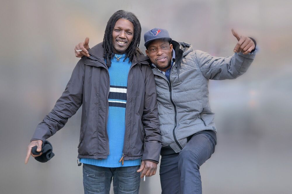 People from the African neigbourhood in Antwerp(Belgium)