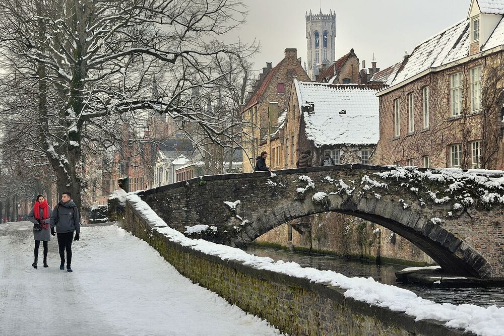 Winter in Bruges.